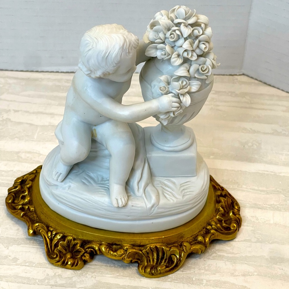 Antique Louis-Simon Boizot French Biscuit Porcelain Statute Figurine Sculpture